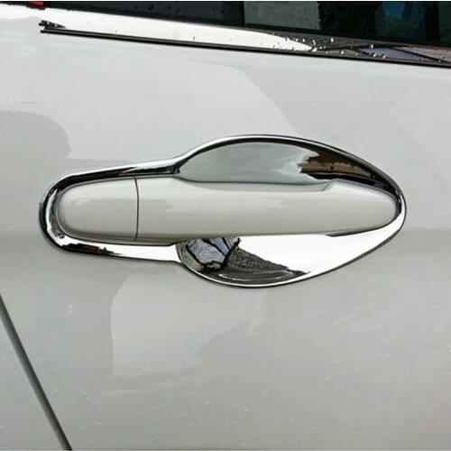 FUNDUOO FOR HONDA CRV CR-V 2012 2013 2014 2015 2016 CHROME DOOR HANDLE BOWL CUP CAVITY TRIM MOLDING Accessories