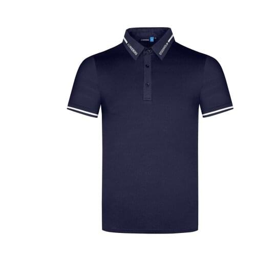 2021 mens golf short-sleeved T-shirt, moisture-absorbing and quick-drying, anti-wrinkle and anti-ultraviolet