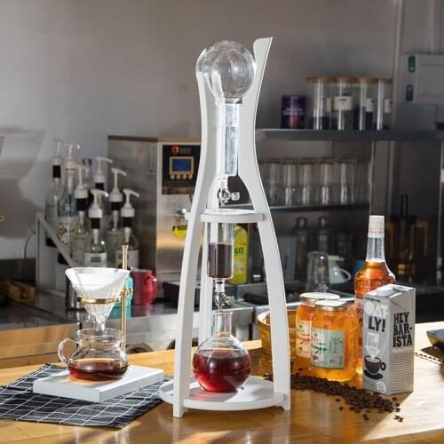 New household commercial iced 5-8 people Coffee Pot Pot Brew Drip Coffee Pot Ice Glass Coffee Pot