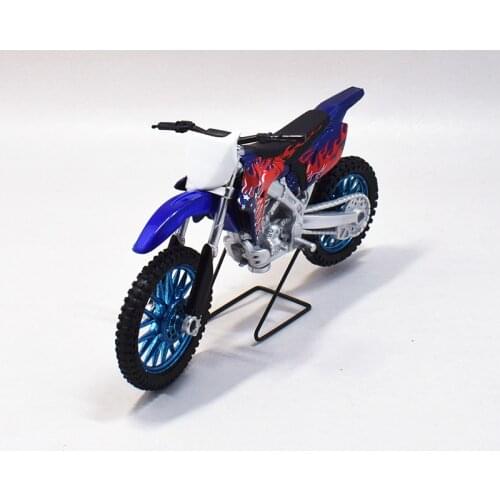 Diecast 1/18 SUZUKI RMZ450 Alloy Cross-country Motorcycle Model Bulk Classic Collection Display Hot Toy Cars Toys for Boys