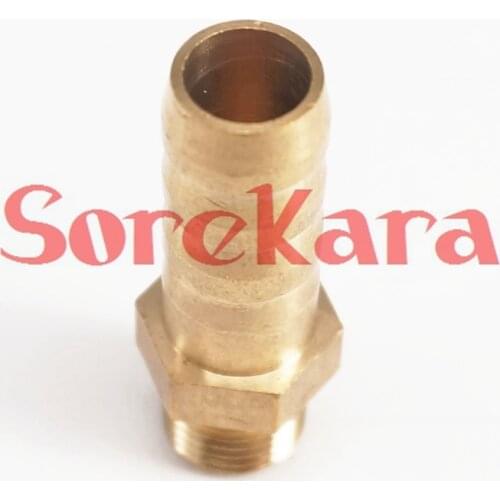 LOT 5 Hose Barb I/D 10mm x M10x1.5mm Metric Male Thread Brass coupler Splicer Connector fitting for Fuel Gas Water