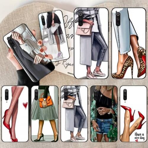Fashion Girl Woman Phone Case for Xiaomi Mi10 10Pro 10 lite Mi9 9SE 8SE Pocophone F1 Mi8 Lite