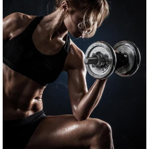 Dumbbell Bar Set Dumbbell Barbell Collar Clips Connecting Steel Tube With Non-Slip Grip Barbell Bar For Gym Home Sport Fitness