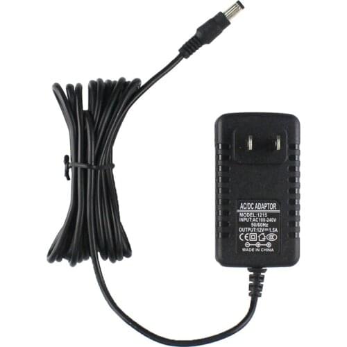 New 9.8FT 12V 1.5A 1500mA AC DC Adapter, Universal Charger Power Interface 5.5mm x 2.1mm, 3m Power Cord