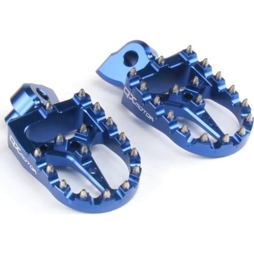 Motorcycle CNC Foot Peg Pedal Footrest For YAMAHA YZ 85 125 250 YZ250F YZ426F YZ450F YZ250X YZ250FX YZ450FX WR250F WR400F WR426F