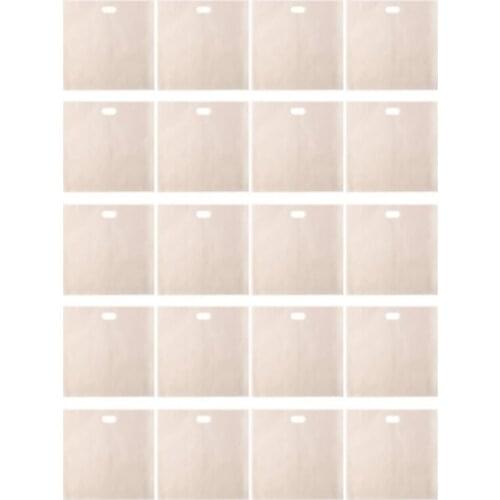 20 Pcs Toaster Bags, Non Stick Toaster Storage Bags Reusable Snack Bags for Microwave Grill Toaster