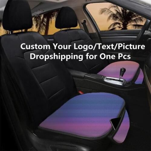 INSTANTARTS Custom Your Logo/Text/Picture Fashion Car Front Seat Cushion Universal Car Accessories Car Front Seat Cushion New