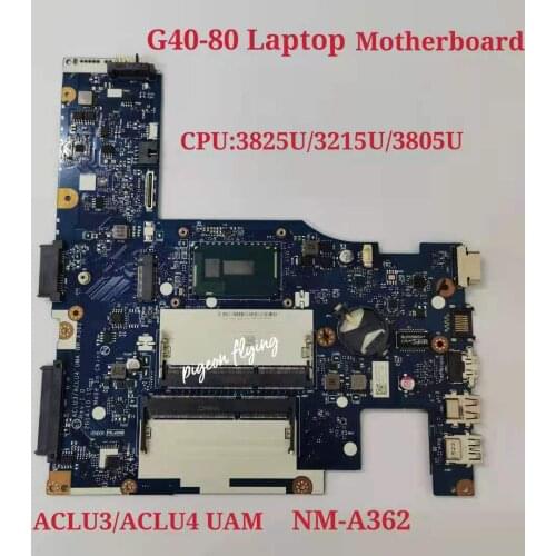 Applicable to G40-80 notebook motherboard 3825U 3215U 3805U number NM-A362 FRU 5B20K07039 5B20K07048 5B20K84627