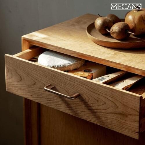 MECANS Brown Furniture Handle Cabinet Pulls Fashion Drawer Cupboard Handle Cabinet Knob Closet Dresser Handle Cocina Accesorio