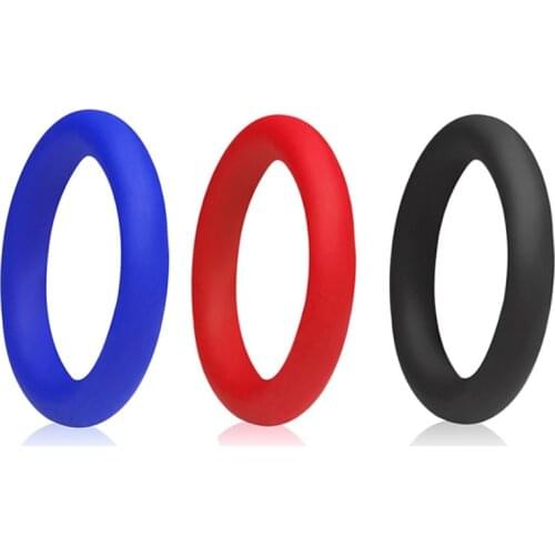 Sex Toys 3 Pcs Cock Ring Penis Enlargement Rings Foreskin Correction Glans Sleeve Chastity Cage Delay Ejaculation Sexshop