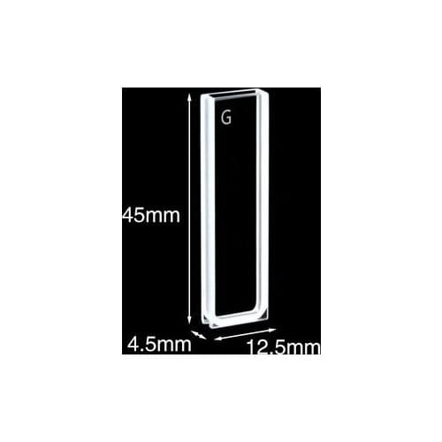 2MM glass cuvette / two-way light / German Schott material / high light transmission / acid and alkali resistant organic