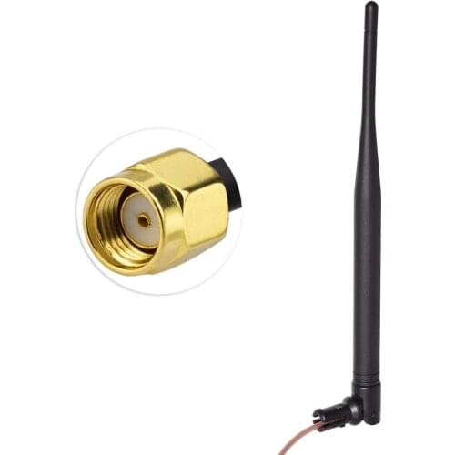 Superbat 3dbi 900Mhz Tilt and Swivel Design GSM Omni Antenna RP-SMA Plug(Female in) Connector