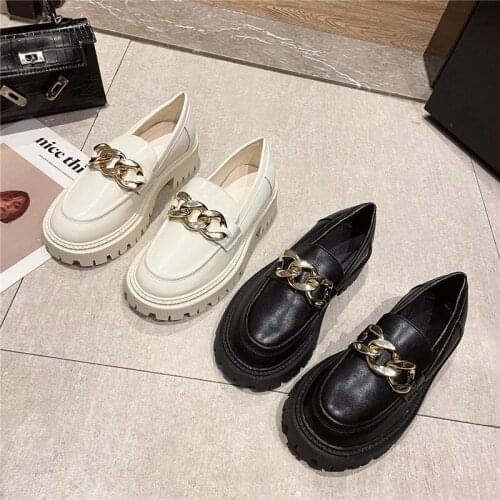 Low Heels Leather Womens Shoes Female Footwear Genuine Leather Dress Basic Rome Rubber PU Fabric Low Heels Shoes Woman Flats Fe