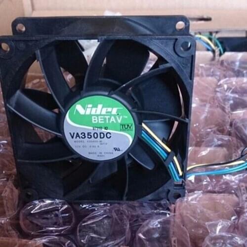 Nidec VA350DC V35453-35 9CM 9238 DC 12V 0.55A 4 Line Double Ball Bearing Server Cooling Fan