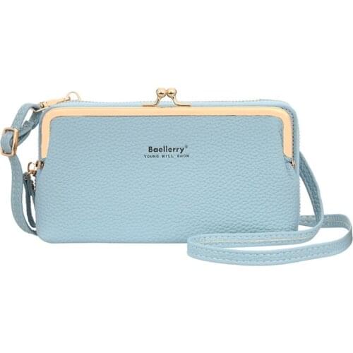 Women Long Wallet Card Holder PU Leather Clutch Phone Pouch Purse Handbag Bag 63HC