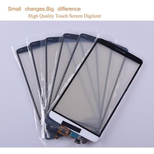 10Pcs/lot Touchscreen G3 For LG G3 D850 D855 D858 Touch Screen Digitizer Sensor Outer Glass Lens Panel Black White Gold