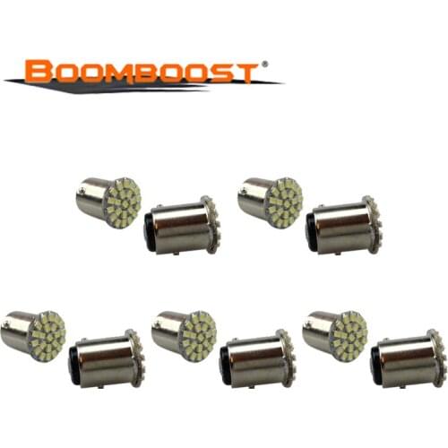 High power 10x1.5W 1156 Car auto LED Reverse Lights BAY15D Turn Signals Light Tail Lamps White DC12V 22SMD