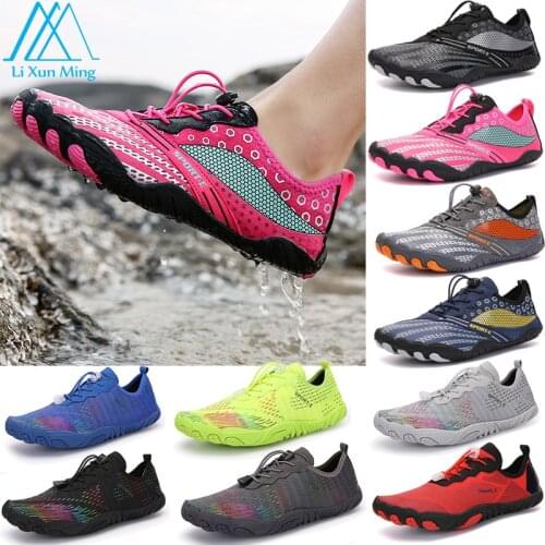 Unisex Quick-drying Swimming Shoes Outdoor Breathable Beach Shoes Water Sports Shoes Couple Diving Shoes Upstream Fishing Shoes