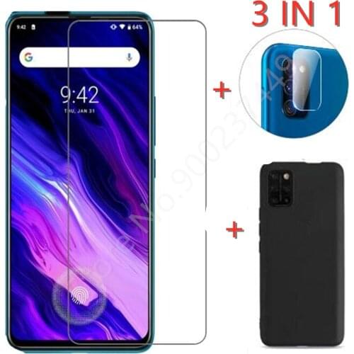 3-in-1 Case + Camera Tempered Glass On For UMIDIGI S5 Pro ScreenProtector Glass For UMIDIGI S5 Pro 2.5D Phone Glass