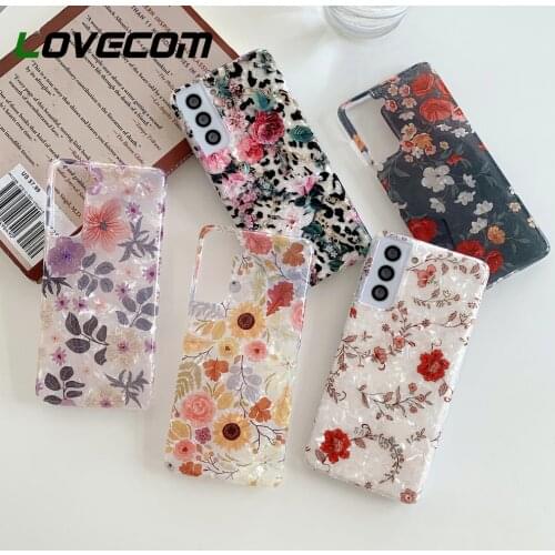Retro Leopard Flower Dream Shell Phone Case For Samsung Galaxy A32 5G S21 S20 FE S20 Plus Note 20 Ultra A51 A52 A72 Soft Cover