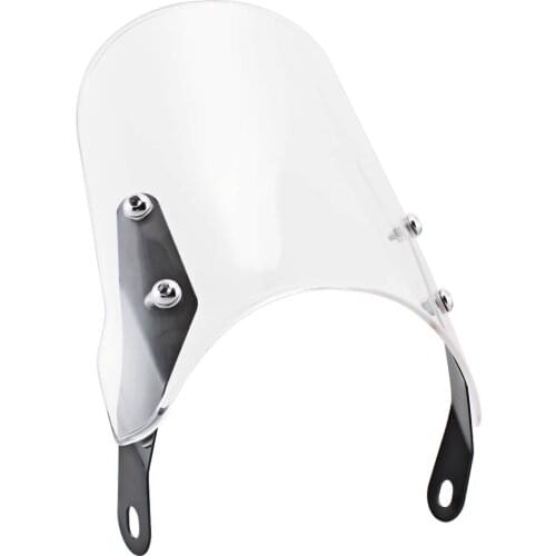 Clear Windshield Compact Sport Wind Deflector For Triumph Bonneville T100 T120 T 100 T 120 Motorcycle Windscreen