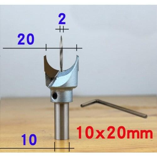 Drilling Router Bit Flush 8-22mm Woodworking Cutting Workshop Tool 1pc