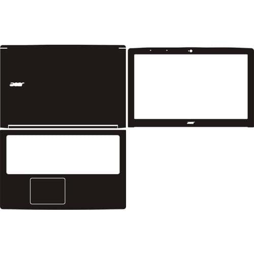 KH Carbon fiber Laptop Sticker Skin Decal Cover Protector for Acer VN7 592G 572G 592 572 15.6" 2015 release