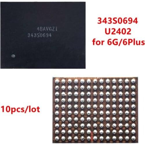 AliSunny 10pcs U2402 Screen Controller ic Reball for iPhone 6 & 6Plus 6G Black Meson Touch ic 343S0694 chip Control