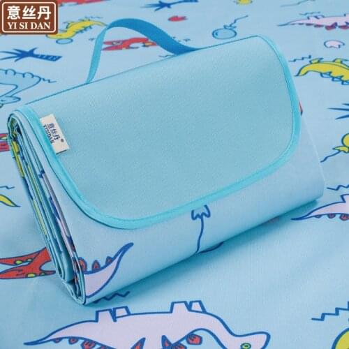 Oxford Cloth Outdoor Camping Mat Folding Mattress Waterproof Beach Multiperson Picnics Blanket Fashion Lawn Baby Crawl