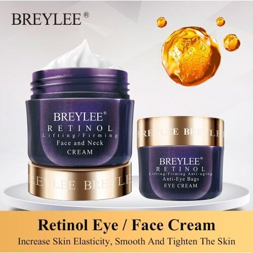 BREYLEE Retinol Lifting/firming Face Cream Eye Cream Remove Anti-aging Fade Wrinkles Fine Lines Eye Bag Facial Eye Skin Care