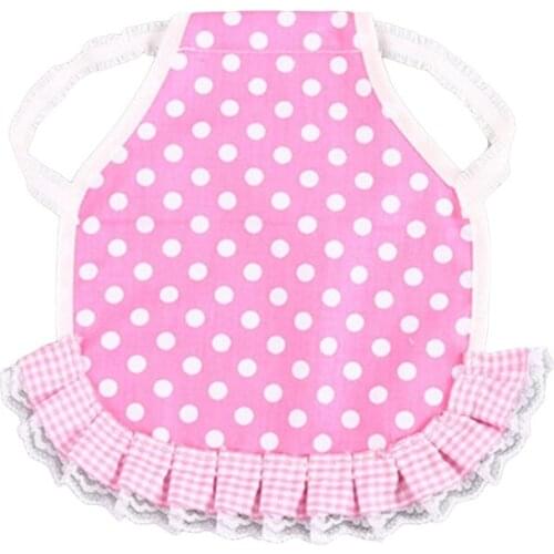 Chicken Saddle Hen Apron with Elastic Straps Cartoon Fruit Polka Dot Print Ruffled Duck Jacket Poultry Feather Protector