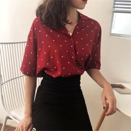 Блузки в горошек Lafaerter China At AliExpress