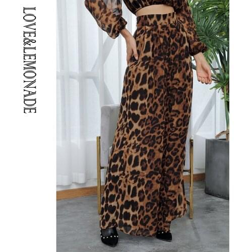 LOVE&LEMONADE Women's Wide Trousers