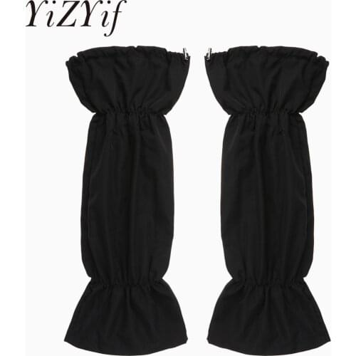 Cool Lovely Girl Leg Warmer Unisex Goth Foot Cover Punk Gothic Black Buckle Bandelette Harajuku Long Sock Tube Socks Cover