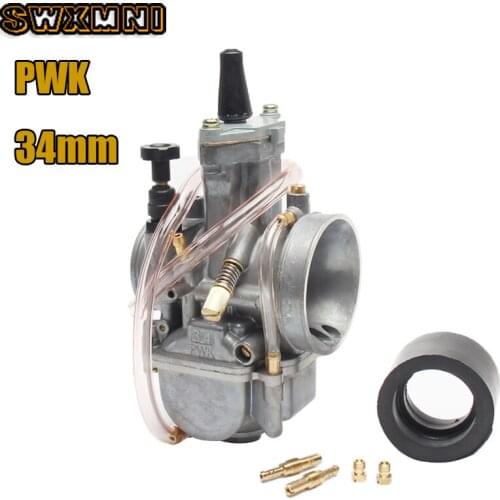 Modified carburetor PWK 34mm for Yamaha Honda Suzuki 2 Stroke Engine Motorcycle ATV UTV Pit Bike