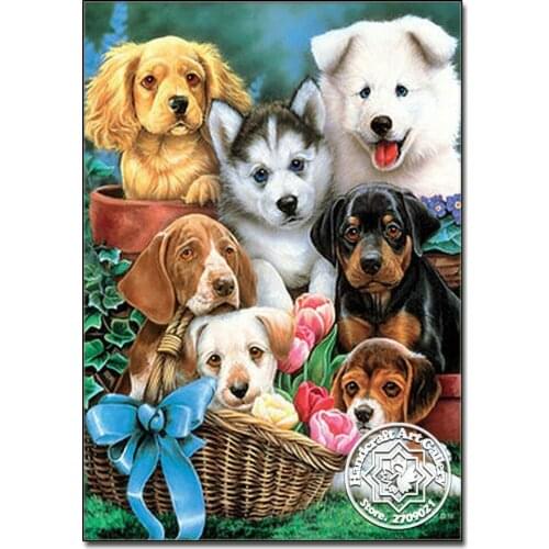 Moonzero Family Cat and Dog 3D DIY Diamond Painting Diamond Emroidery Full Square Stones Mosaic Rhinestone Pasted Pattern