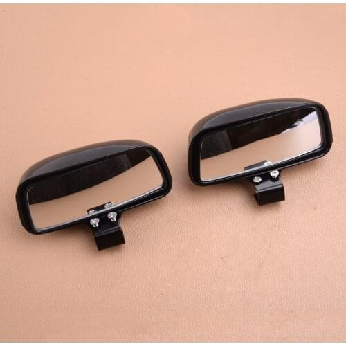 Universal 1 Pair Black Adjustable Car Van Truck SUV RV Blind Spot Wide Angle Rearview Mirrors Accessories