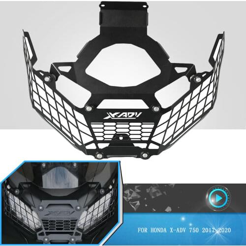 Xadv750 Motorcycle Headlight Guard Grille Grill Cover FOR HONDA X-ADV 750 XADV X Adv 2017 2018 2019 2020 Headlamp Protector Part