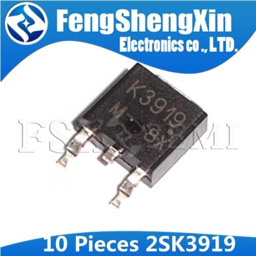 10pcs 2SK3919 TO-252 K3919 TO252 SWITCHING N-CHANNEL POWER MOSFET