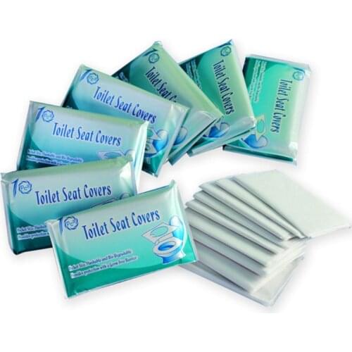 100 Disposable Toilet Seat Travel Business Trips Stickers Waterproof Toilets Cushion Double Protection Lsolate The