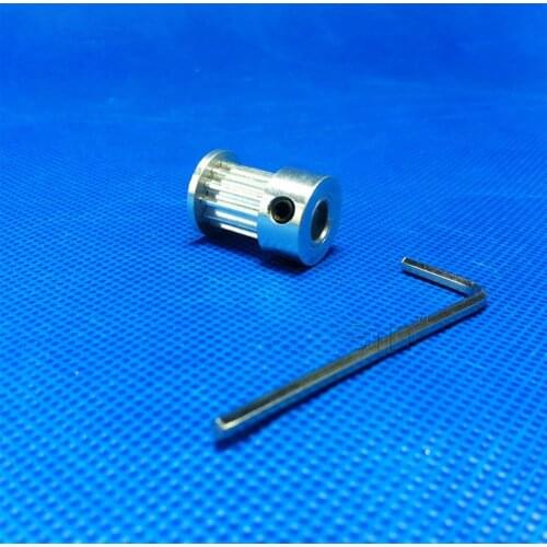 12T HTD3M Synchronous Wheel, Width 10mm, Aluminum Alloy Pulley Hole 5/6/6.35/8mm