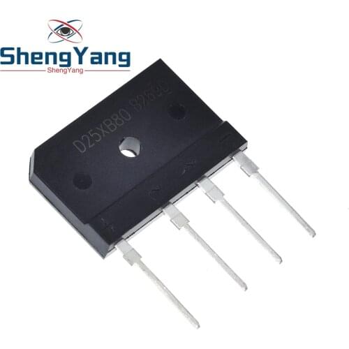 5pcs D25XB80 D25SBA80 Bridge Rectifier 25A 800V 25xb80 dip Flat Bridge new