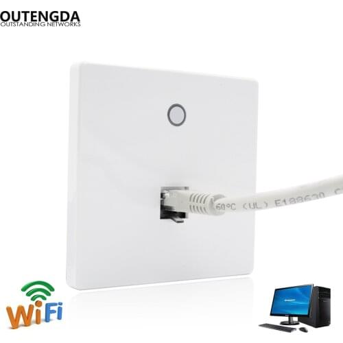 802.11AC 750Mbps in Wall Wifi Router Wireless Access Point Indoor Power over Ethernet(802.3af PoE in) with LAN data output
