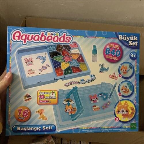 Aquabeads water mist magic bead male girl children handmade creative educational toys play suit entry speed