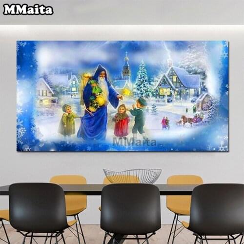 Full Square/Round Drill 5D DIY Diamond Painting fantasy Santa Claus 3D Embroidery Angels pattern Cross Stitch Decor art GG5782