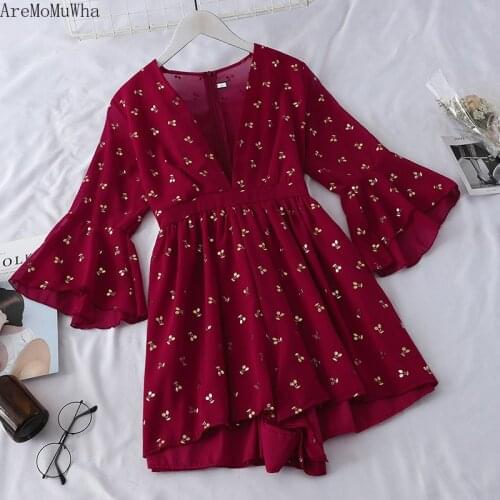 Женские комбинезоны с принтом AreMoMuWha China At AliExpress