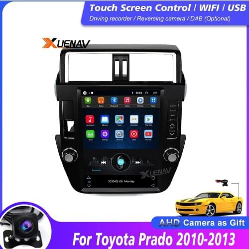 Auto Multimedia Car Refitting Radio Car DVD Player For Toyota Prado 2010 2012 2013 Stereo GPS Navigation Vedio