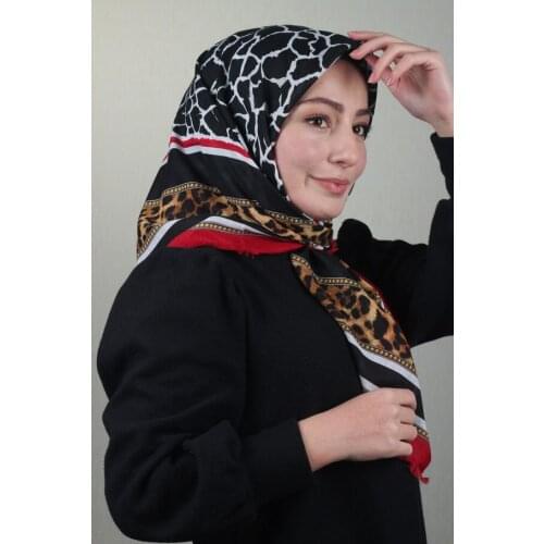 BONJELA PATTERNED COTON SCARF-DESEN-65-RENK-13