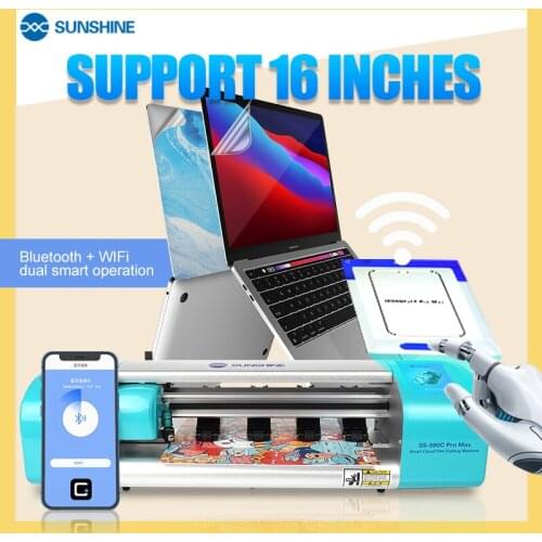 SUNSHINE SS-890C Pro Max Dual Intelligen Auto Cutting Machine Flexible Hydrogel Film for Machine Cutter Screen Protective Film