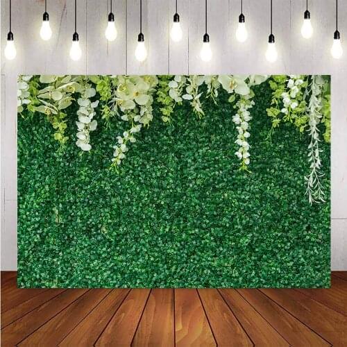 Green grass background for photography wedding flower backdrop for photo studio portrait background phtoocall boda decoration
